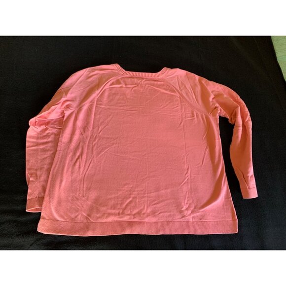 Sonoma Pink Textured Sweater Size XLarge Cotton/Polyester Womens Long Sleeve Kni - Picture 9 of 9